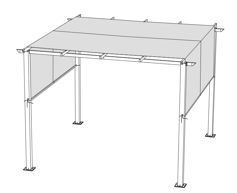 Panduan Produk Pergola Atas 10'x10 '