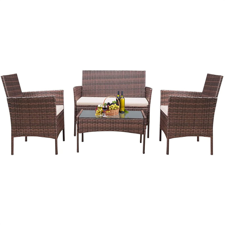 Set Perabot Patio Rotan 4PCS