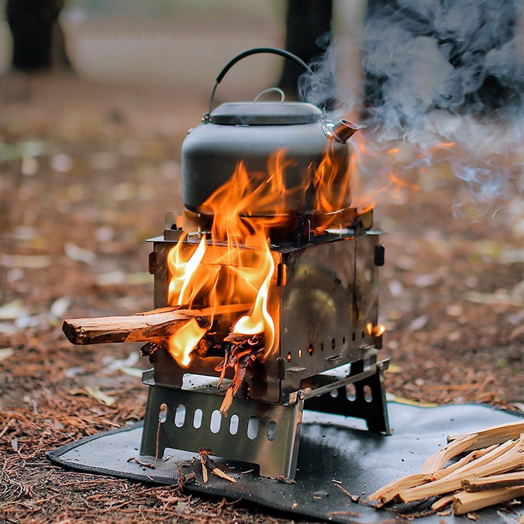 Dapur Pembakaran Kayu Perkhemahan