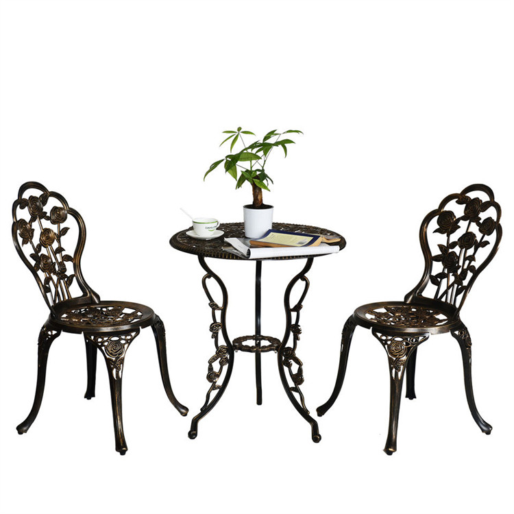 Set Bistro 3 Keping Aluminium Cast