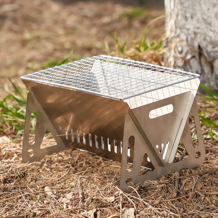 Tungku Perkhemahan Grill Lipat