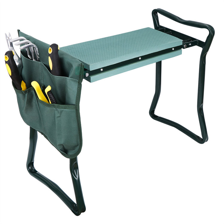 Tempat Duduk Lipat Garden Kneeler dengan Beg Alat