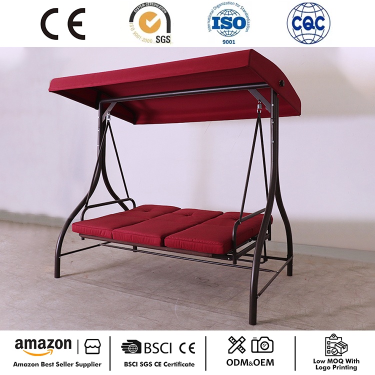 Patio swing daybed dengan kanopi