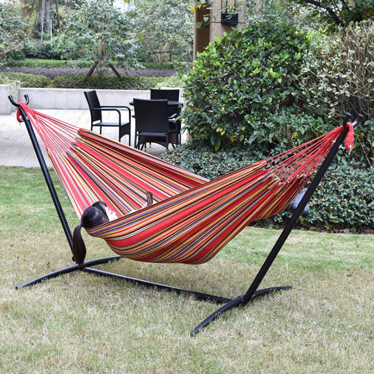 Stand Hammock Keluli Mudah Alih