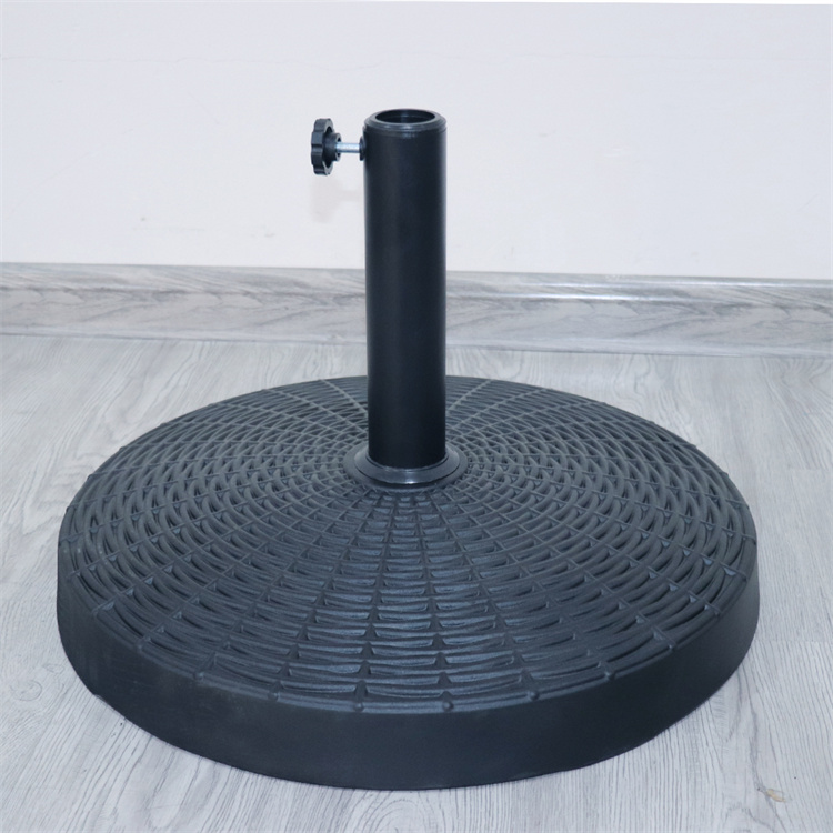Dirian Tapak Payung Patio Rotan Bulat 23''