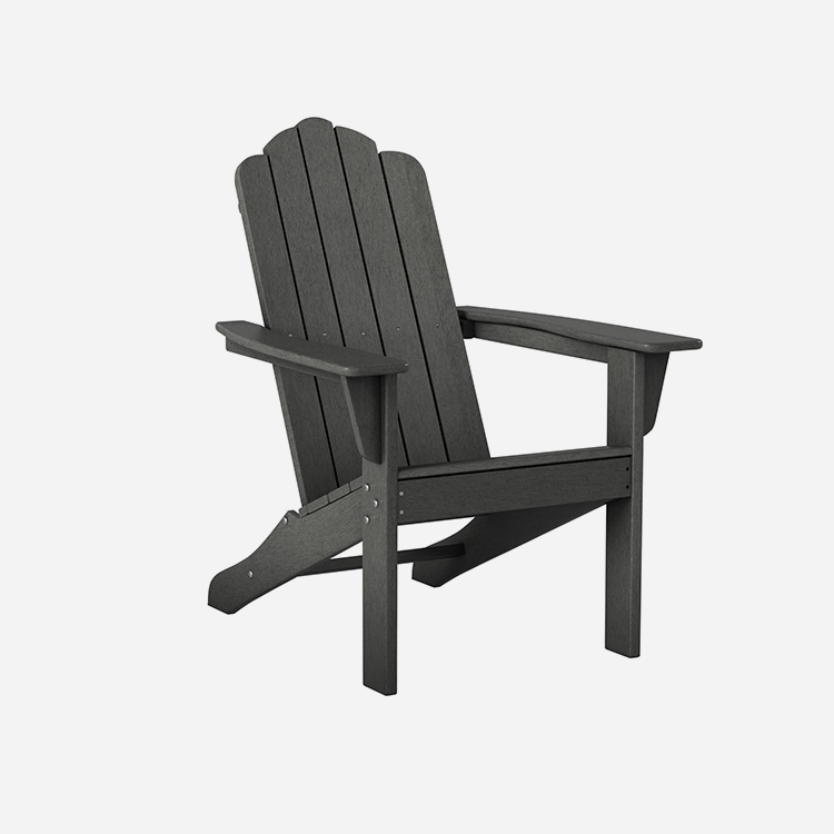 Kerusi Adirondack Patio Poli Kelabu Luaran